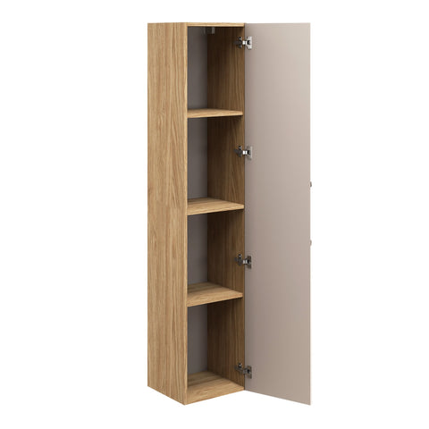 Badezimmer-Hochschrank Oceana Beige 35 × 170 × 33 cm mit 1 Tür – Ansicht 3