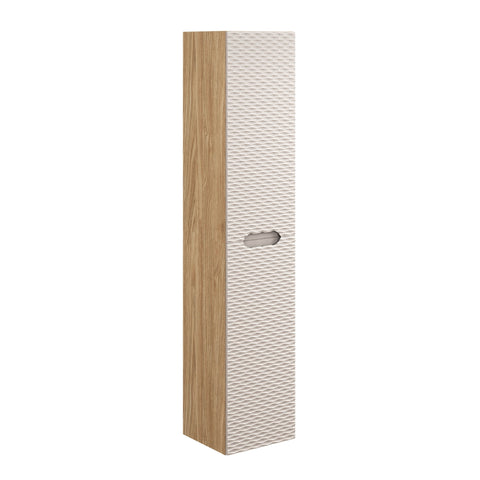 Badezimmer-Hochschrank Oceana Beige 35 × 170 × 33 cm mit 2 Türen