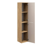 Badezimmer-Hochschrank Oceana Beige 35 × 170 × 33 cm mit 2 Türen – Ansicht 2