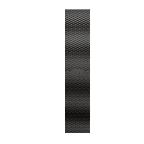 Badezimmer-Hochschrank Oceana Schwarz matt 35 × 170 × 33 cm mit 2 Türen – Ansicht 2