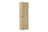 Badezimmer-Hochschrank Ovara Cremona Eiche 40 × 140 × 25,4 cm mit 1 Tür