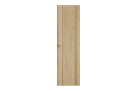 Badezimmer-Hochschrank Ovara Cremona Eiche 40 × 140 × 25,4 cm mit 1 Tür – Ansicht 2