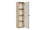 Badezimmer-Hochschrank Ovara Cremona Eiche 40 × 140 × 25,4 cm mit 1 Tür – Ansicht 3