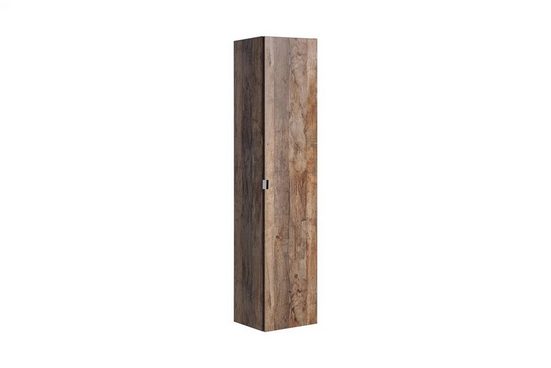 Badezimmer Hochschrank – Santa Fe Oak – Durchdachtes Design für effektiven Stauraum.
