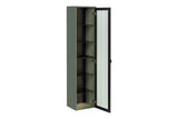 Badezimmer-Hochschrank Sombrela Glass 40 × 172 × 35 cm mit 1 Tür, mit LED-Beleuchtung – Ansicht 3