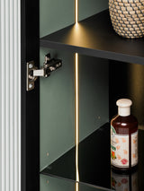 Badezimmer-Hochschrank Sombrela Glass 40 × 172 × 35 cm mit 1 Tür, mit LED-Beleuchtung – Ansicht 8