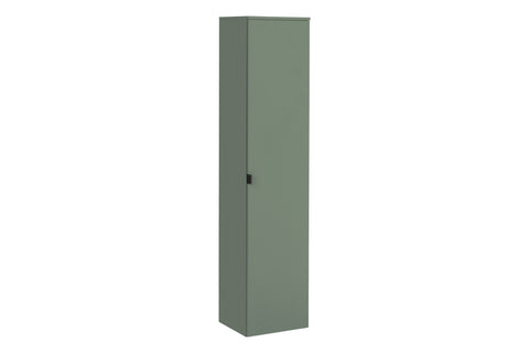 Badezimmer-Hochschrank Sombrela Schilfgrün 40 × 172 × 35 cm mit 1 Tür, mit LED-Beleuchtung