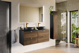 Badezimmer-Hochschrank Talvera Casella Eiche 30 × 140 × 25,5 cm mit 1 Tür – Ansicht 5