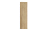 Badezimmer-Hochschrank Terrana Cremona Eiche 30 × 140 × 25 cm mit 1 Tür