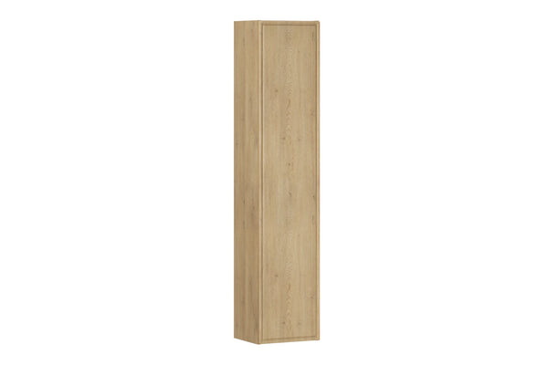 Badezimmer-Hochschrank Terrana Cremona Eiche 30 × 140 × 25 cm mit 1 Tür
