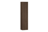 Badezimmer-Hochschrank Terrana Walnuss Villa 30 × 140 × 25 cm mit 1 Tür