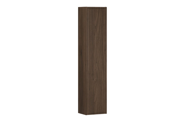 Badezimmer-Hochschrank Terrana Walnuss Villa 30 × 140 × 25 cm mit 1 Tür