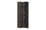 Badezimmer-Hochschrank Terrana Walnuss Villa 30 × 140 × 25 cm mit 1 Tür – Ansicht 3