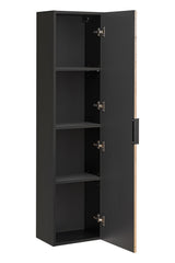 Badezimmer-Hochschrank Xylara Wotan Eiche 35 × 140 × 25 cm mit 1 Tür – Ansicht 3
