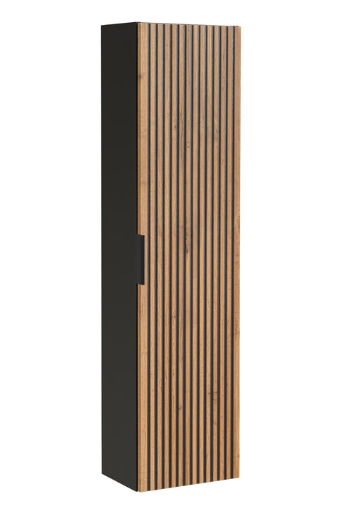 Badezimmer-Hochschrank Xylara Wotan Eiche 35 × 140 × 25 cm mit 1 Tür – Ansicht 4
