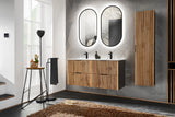 Badezimmer-Hochschrank Xylara Wotan Eiche 35 × 140 × 25 cm mit 1 Tür – Ansicht 5