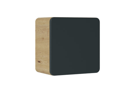 Badezimmer-Oberschrank Amaris Cosmos Grau 35 × 35 × 22 cm mit 1 Tür – Ansicht 2