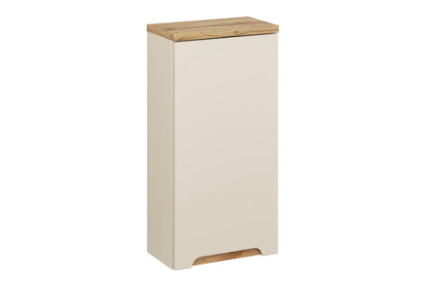 Badezimmer-Oberschrank Balvina Kaschmir matt 35 × 70 × 20 cm mit 1 Tür