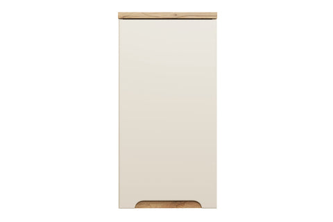 Badezimmer-Oberschrank Balvina Kaschmir matt 35 × 70 × 20 cm mit 1 Tür – Ansicht 2