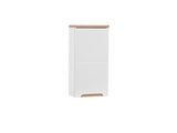 Badezimmer-Oberschrank Balvina Weiß Hochglanz 35 × 70 × 20 cm mit 1 Tür – Ansicht 2