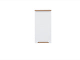 Badezimmer-Oberschrank Balvina Weiß Hochglanz 35 × 70 × 20 cm mit 1 Tür – Ansicht 3