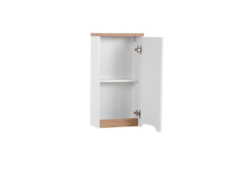 Badezimmer-Oberschrank Balvina Weiß Hochglanz 35 × 70 × 20 cm mit 1 Tür – Ansicht 4