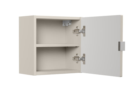 Badezimmer-Oberschrank Bellisa Kaschmir matt 35 × 35 × 19 cm mit 1 Tür – Ansicht 3