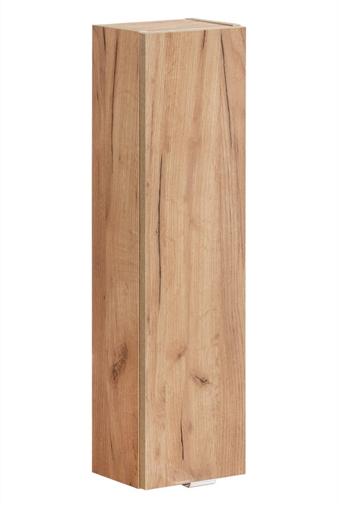 Badezimmer-Oberschrank Caprena Golden Craft Eiche 20 × 75 × 16 cm mit 1 Tür