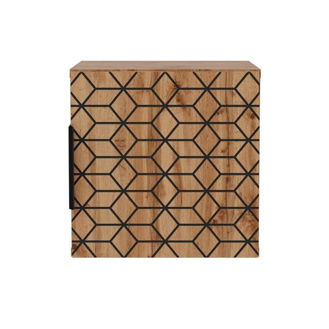 Badezimmer-Oberschrank Diamora Wotan Eiche 31,2 × 31,4 × 18 cm mit 1 Tür – Ansicht 5