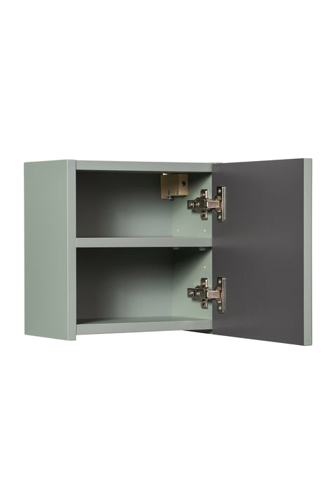 Badezimmer-Oberschrank Linora Schilfgrün 30 × 30 × 18,9 cm mit 1 Tür – Ansicht 3