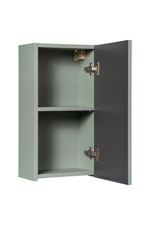 Badezimmer-Oberschrank Linora Schilfgrün 30 × 57 × 18,9 cm mit 1 Tür – Ansicht 3