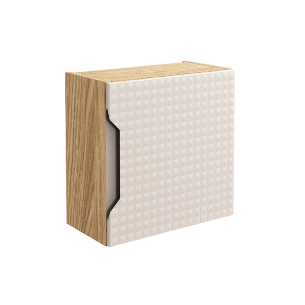 Badezimmer-Oberschrank Luxera Beige 35 × 35 × 19 cm mit 1 Tür