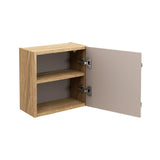 Badezimmer-Oberschrank Luxera Beige 35 × 35 × 19 cm mit 1 Tür – Ansicht 3