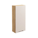 Badezimmer-Oberschrank Luxera Beige 35 × 75 × 19 cm mit 1 Tür