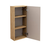Badezimmer-Oberschrank Luxera Beige 35 × 75 × 19 cm mit 1 Tür – Ansicht 3
