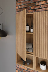 Badezimmer-Oberschrank Novira Coast Evoke Eiche 20 × 57 × 18,9 cm mit 1 Tür – Coast Evoke Eiche – Ansicht 6