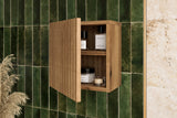 Badezimmer-Oberschrank Novira Coast Evoke Eiche 30 × 30 × 18,9 cm mit 1 Tür – Coast Evoke Eiche – Ansicht 5
