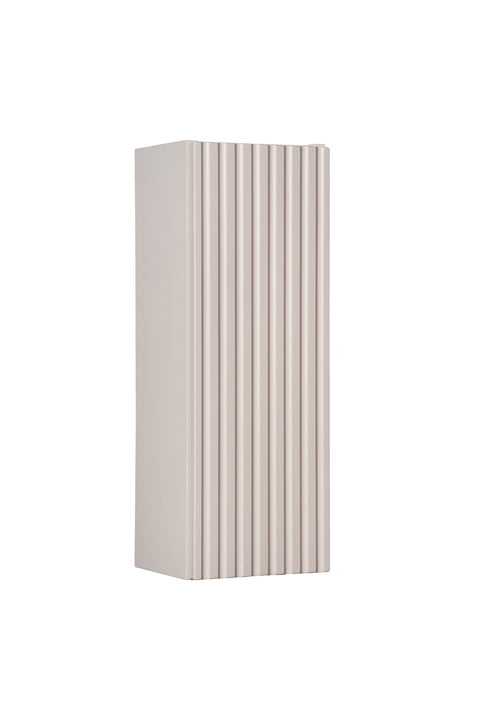 Badezimmer-Oberschrank Novira Kaschmir matt 20 × 57 × 18,9 cm mit 1 Tür