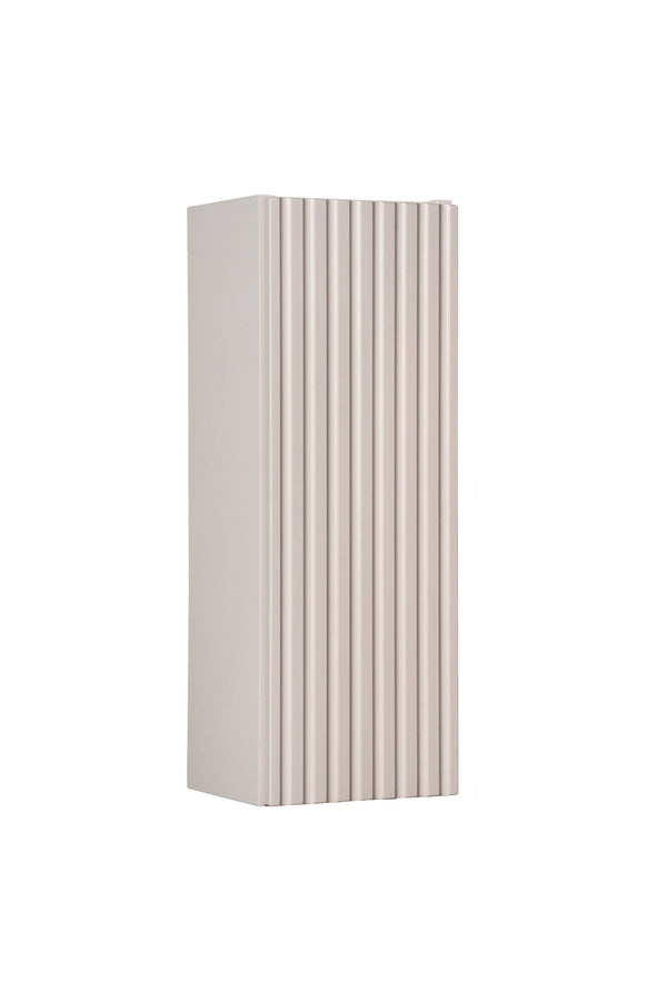 Badezimmer-Oberschrank Novira Kaschmir matt 20 × 57 × 18,9 cm mit 1 Tür