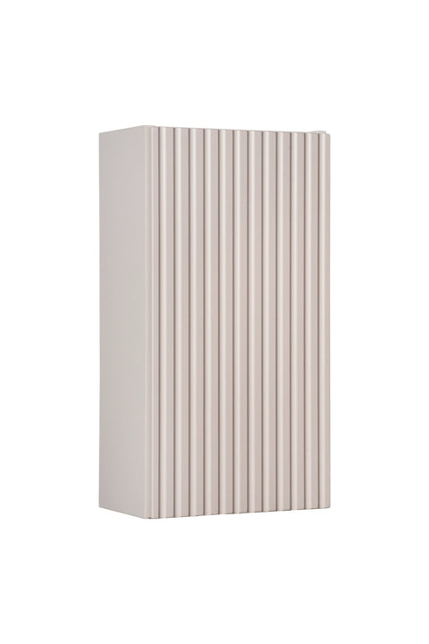 Badezimmer-Oberschrank Novira Kaschmir matt 30 × 57 × 18,9 cm mit 1 Tür