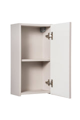 Badezimmer-Oberschrank Novira Kaschmir matt 30 × 57 × 18,9 cm mit 1 Tür – Ansicht 3