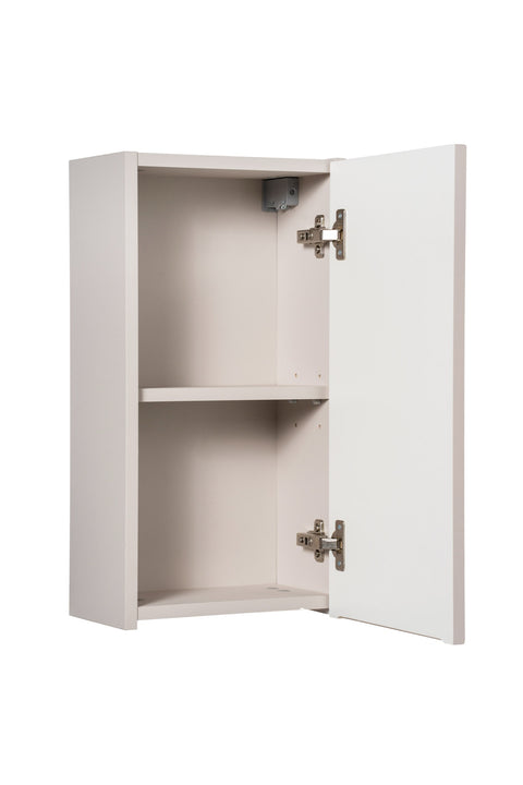 Badezimmer-Oberschrank Novira Kaschmir matt 30 × 57 × 18,9 cm mit 1 Tür – Ansicht 3