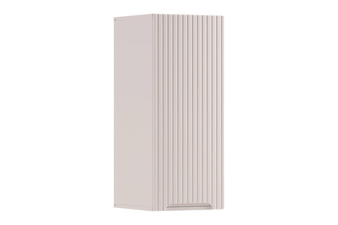Badezimmer-Oberschrank Novira Kaschmir matt 35 × 85 × 39 cm mit 1 Tür – Ansicht 2