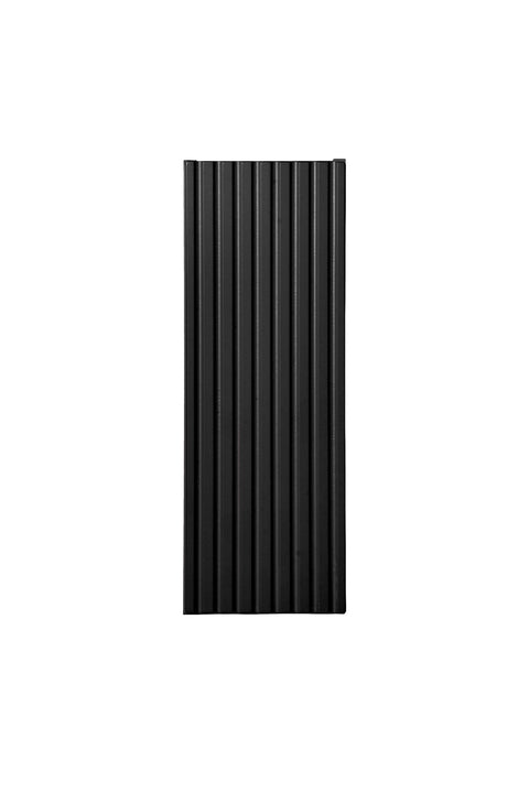 Badezimmer-Oberschrank Novira Schwarz matt 20 × 57 × 18,9 cm mit 1 Tür – Ansicht 2