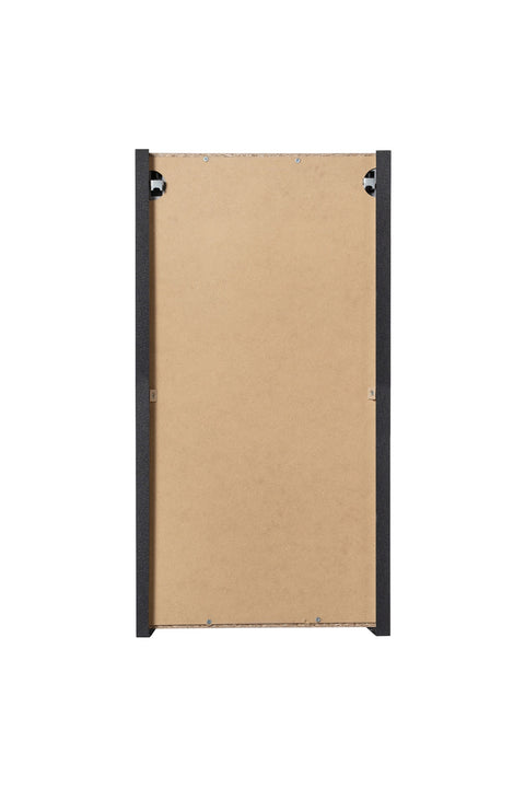 Badezimmer-Oberschrank Novira Schwarz matt 30 × 57 × 18,9 cm mit 1 Tür – Ansicht 4