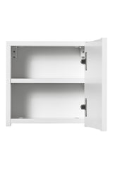 Badezimmer-Oberschrank Novira Weiß matt 30 × 30 × 18,9 cm mit 1 Tür – Ansicht 6