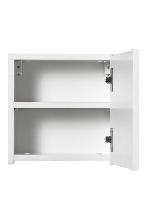 Badezimmer-Oberschrank Novira Weiß matt 30 × 30 × 18,9 cm mit 1 Tür – Ansicht 6