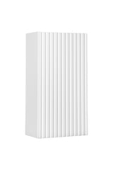 Badezimmer-Oberschrank Novira Weiß matt 30 × 57 × 18,9 cm mit 1 Tür