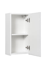 Badezimmer-Oberschrank Novira Weiß matt 30 × 57 × 18,9 cm mit 1 Tür – Ansicht 3