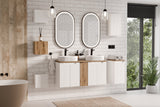 Badezimmer-Oberschrank Novira Weiß matt 30 × 57 × 18,9 cm mit 1 Tür – Ansicht 4